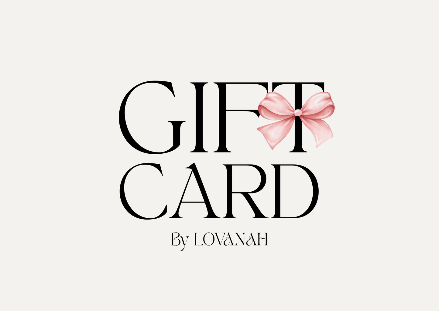 Carte cadeau électronique