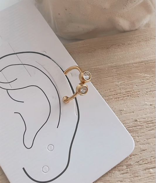 Earcuff DOUBLE STRASS