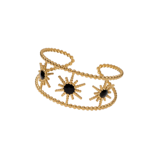 Bracelet manchette Black Sun