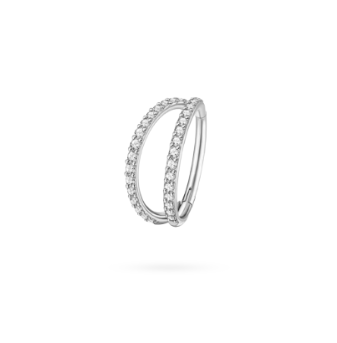 Piercing Anneau Double Eclat
