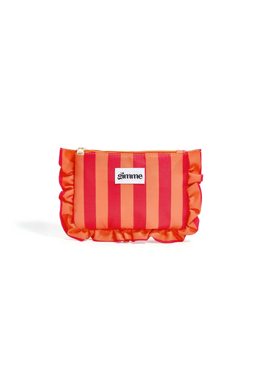 Trousse maquillage LIGNES FUSCHIA/ORANGE