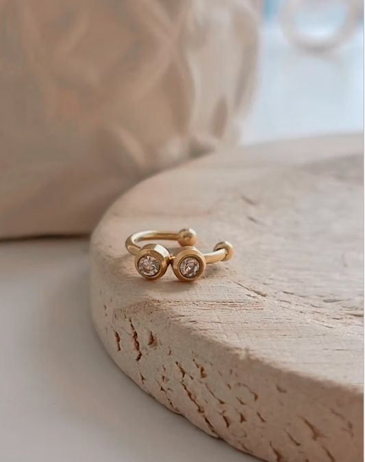 Earcuff DOUBLE STRASS