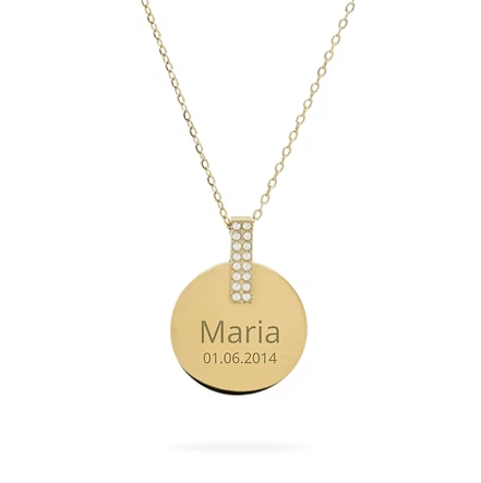 Collier MARQUISE à graver
