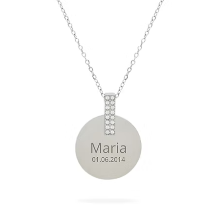 Collier MARQUISE à graver