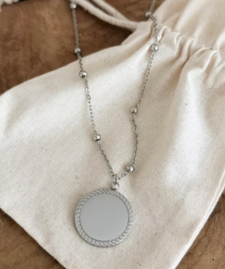 Collier COURONNE à graver