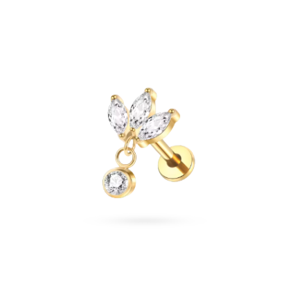Piercing Diana Trio Zircon