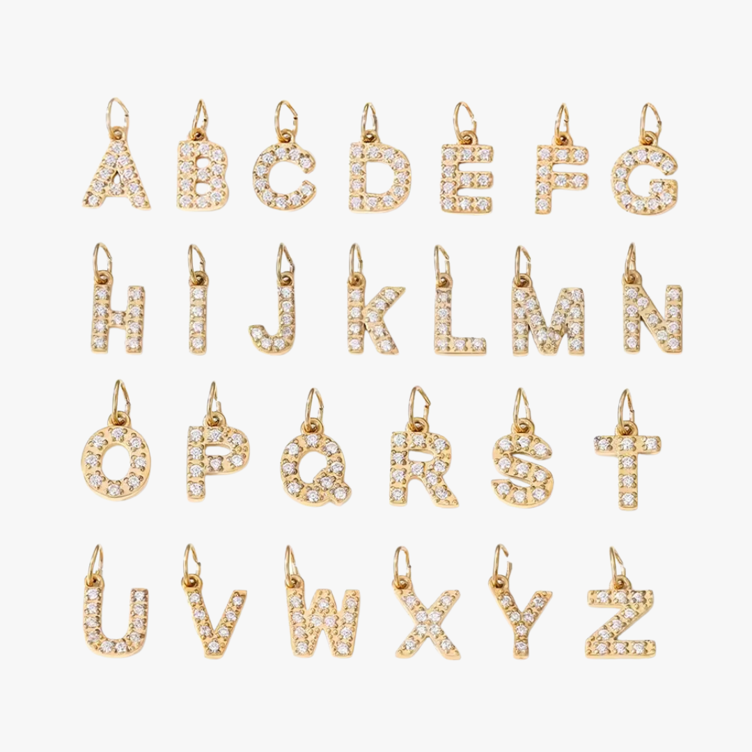 Charms Lettre Zircon