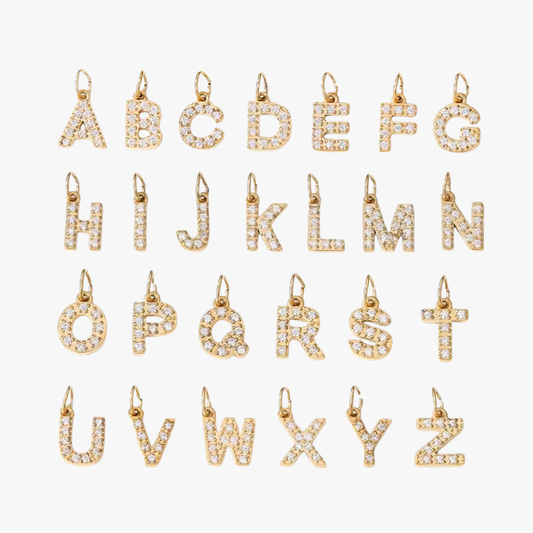 Charms Lettre Zircon
