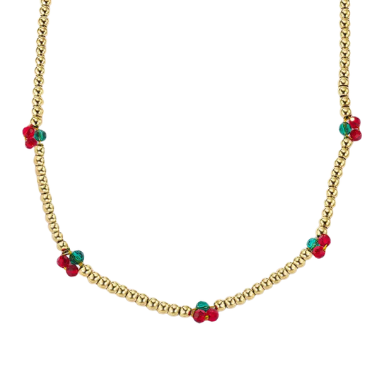 Collier CHERRY RED