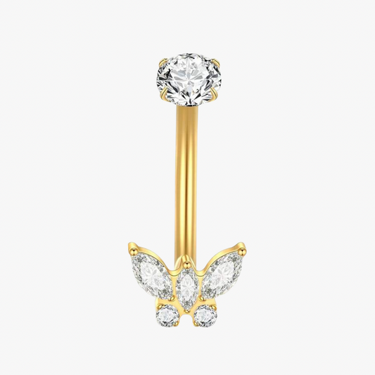 Piercing Nombril Mariposa