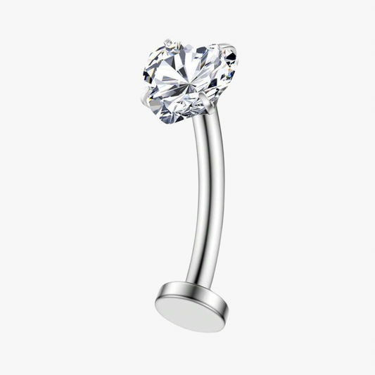 Piercing Nombril Flottant Love Zircon