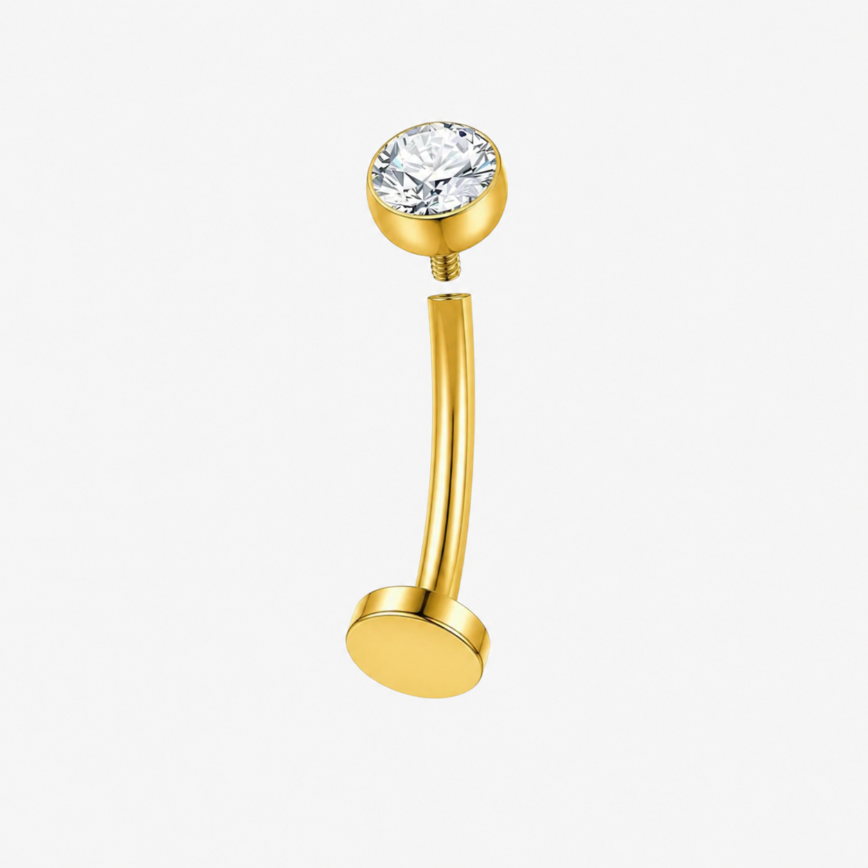 Piercing Nombril Flottant Basic Zircon