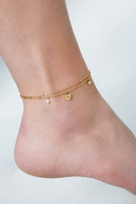 Bracelet de cheville Love Love
